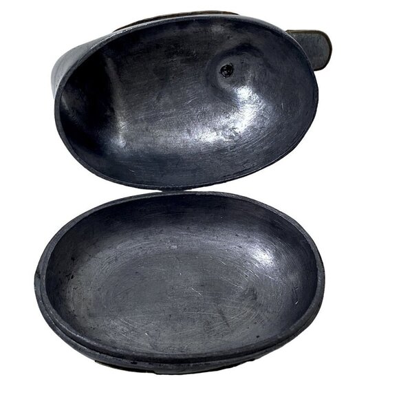 Vintage Duck Box Metal Trinket Holder 4" long - Picture 4 of 8